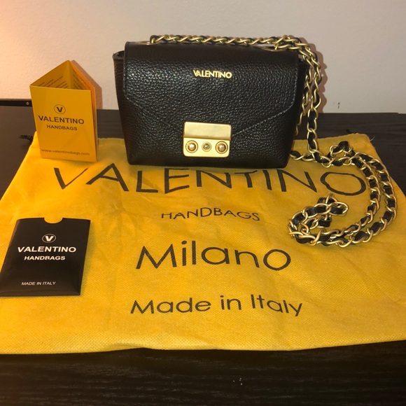 💎3X HP💎 Authentic Mario Valentino Leather Crossbody - Picture 7 of 8